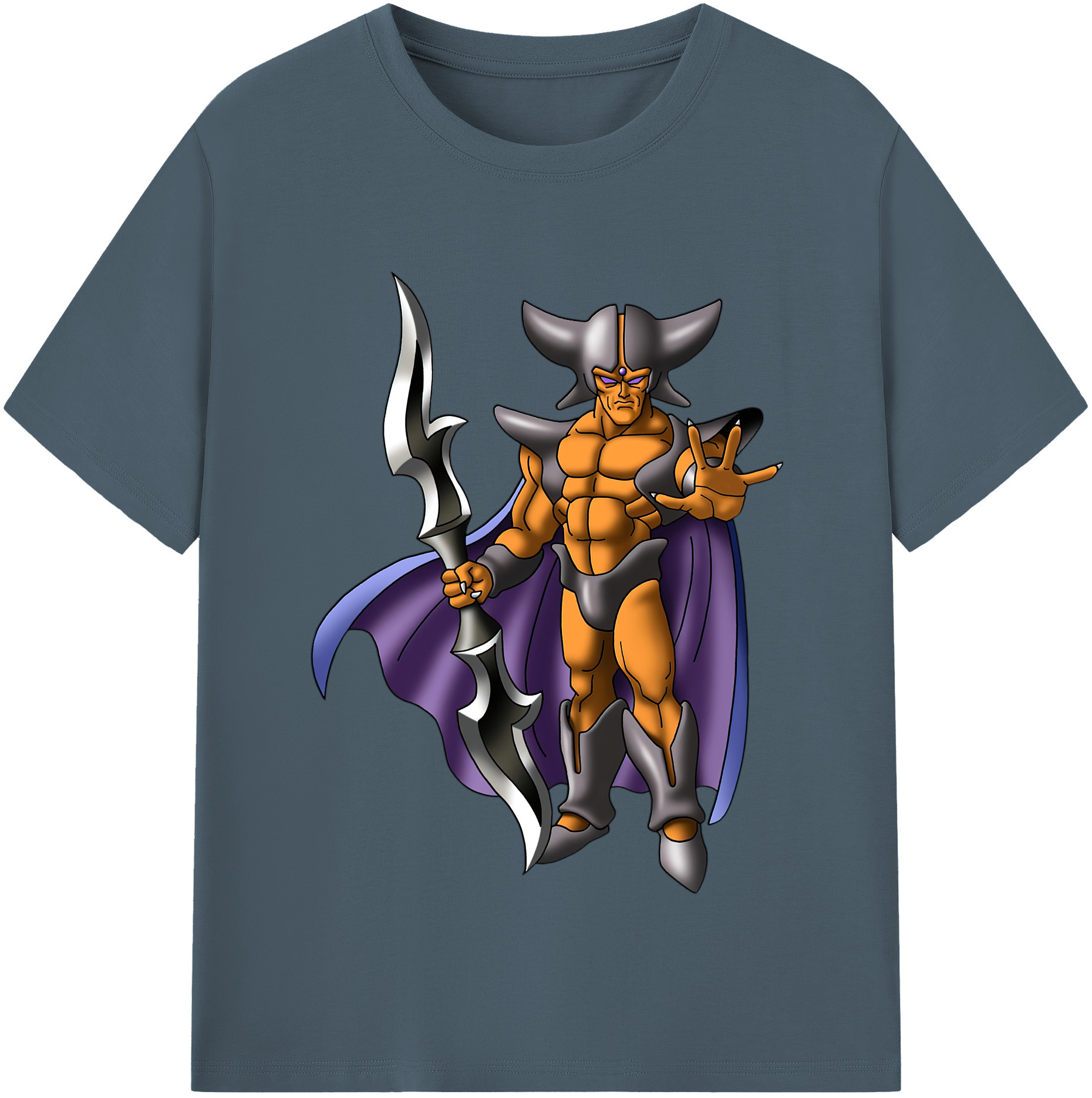 （画像用） ドラゴンクエスト Doragon Kuesuto Dragon Quest 綿100％半袖Tシャツ（フロントプリント）